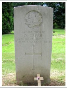 Private Odilon Cayer (448488)