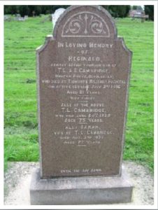 Private Reginald Percy James Cambridge (5414)