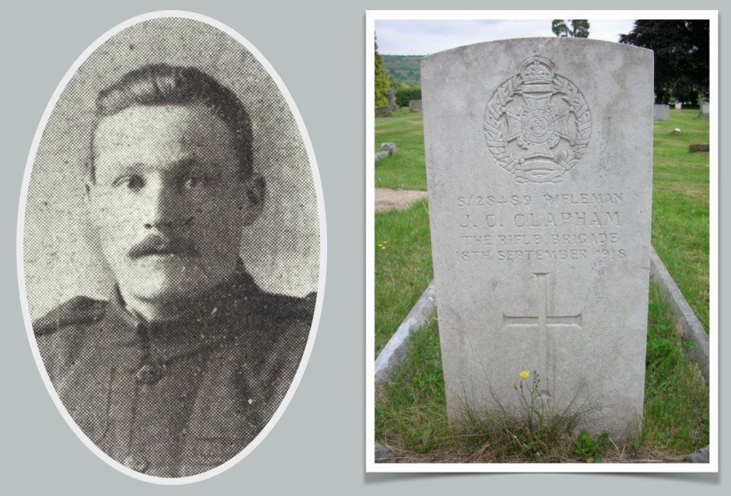 Rifleman John Charles Clapham (S/28489)