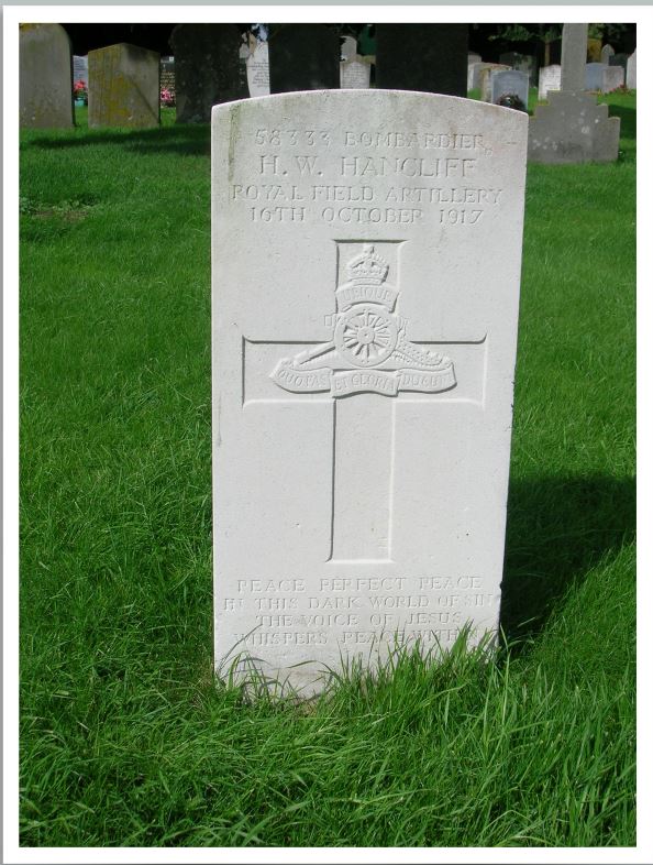 Bombardier Henry Wallace Hancliff (58333)
