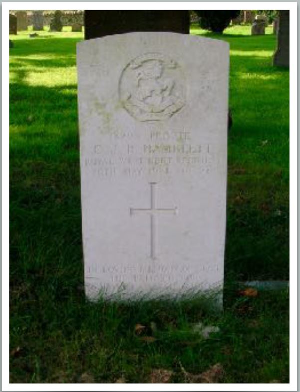 Private Cecil James Bradley Hamblett (13779)