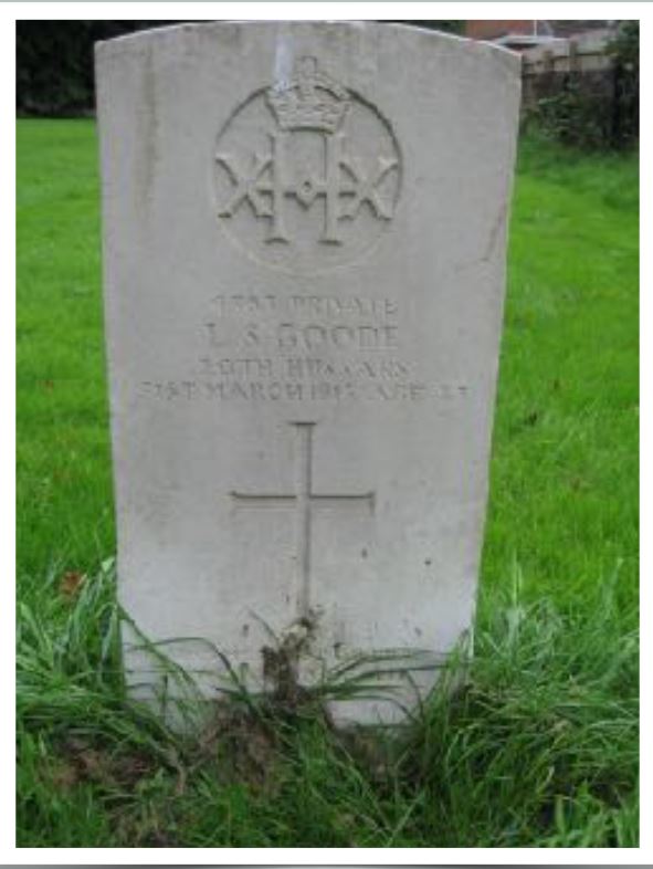 Private Lewis Stanley Goode (4763)