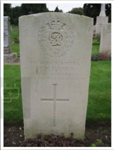 Sapper William Nicholas Hanks (WR/322073)