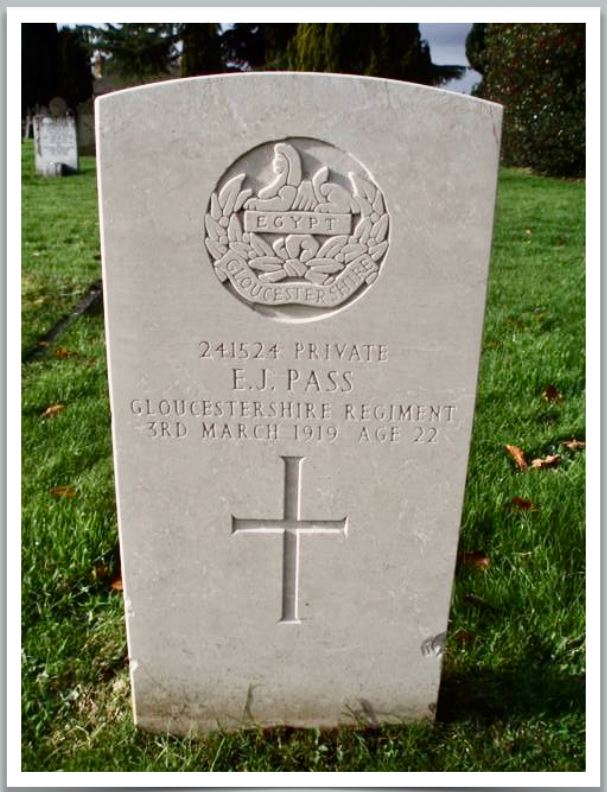 Private Ernest Jonah Pass (241524)