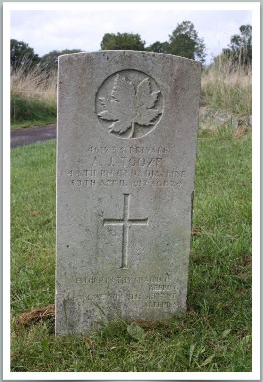 Private Alfred John Tooze (461233)