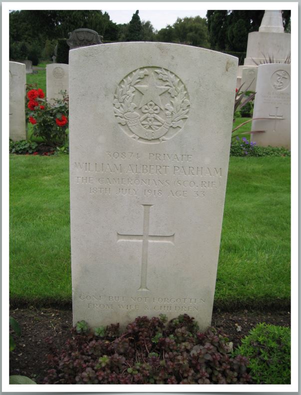 Private William Albert Parham (30874)